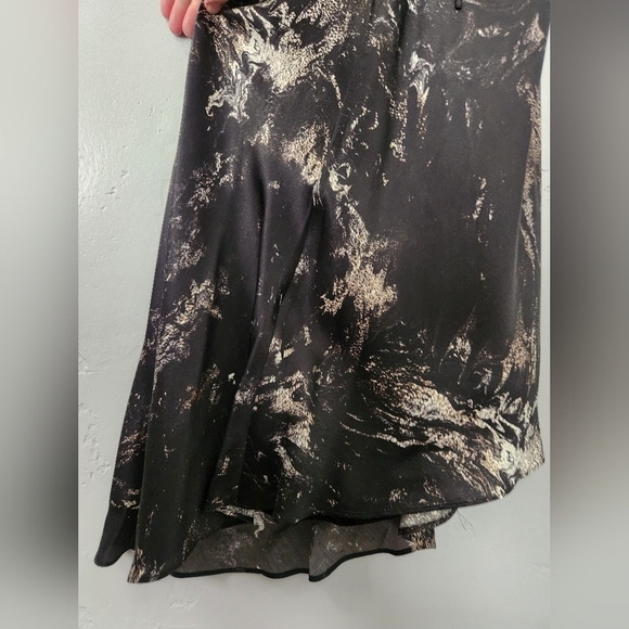 NWT All Saints Alexia Titania Silk Asymmetrical Sill Blend Dress Sz 8 - Picture 10 of 14